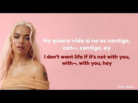 CONTIGO (English Translation) – KAROL G & Tiësto .